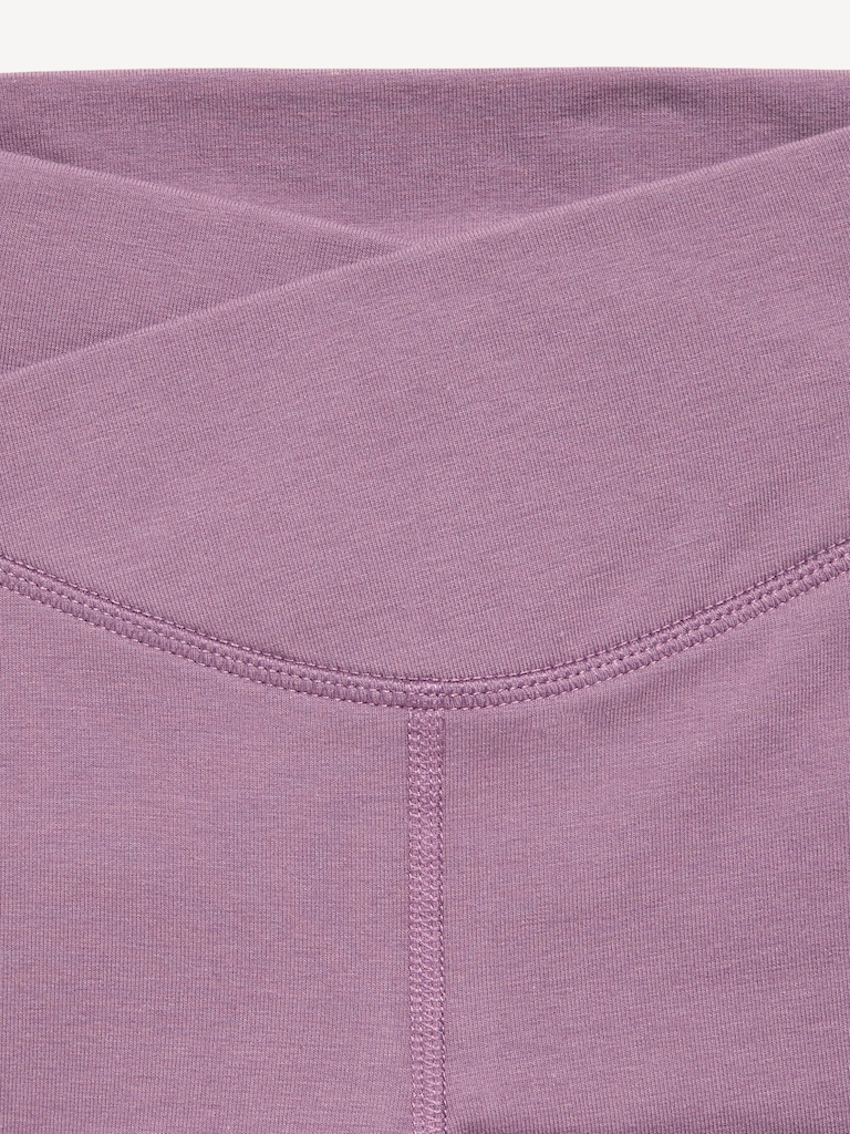 High-Waisted PowerChill Crossover Flared Leggings for Girls