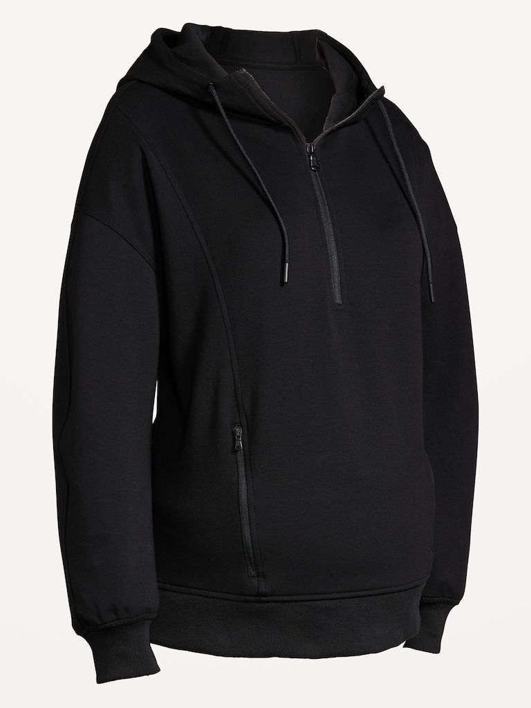 Maternity Dynamic Fleece Half-Zip Hoodie