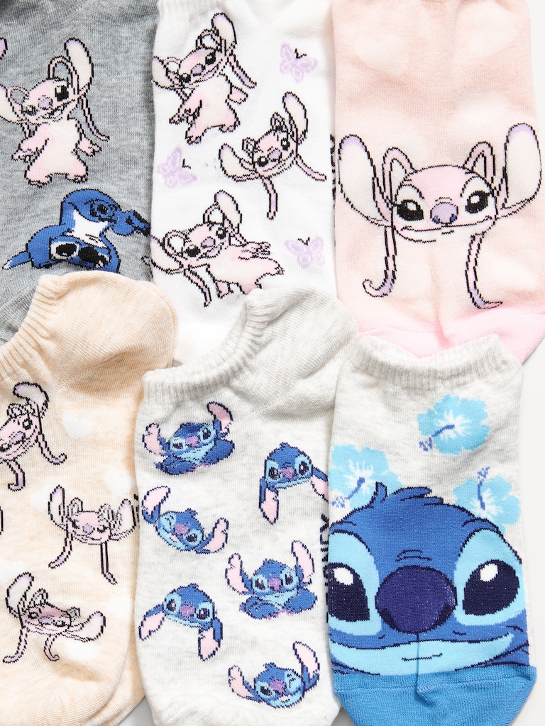 Disney© 6-Pack Novelty Ankle Socks for Women