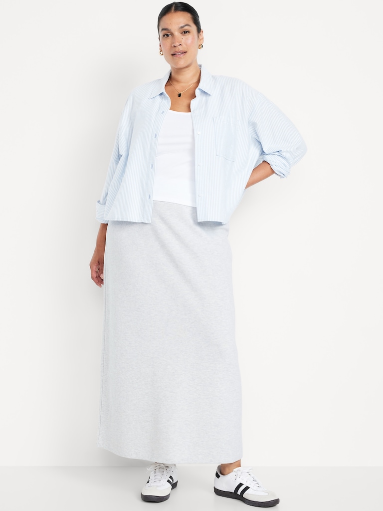 Cozy Knit Midi Skirt