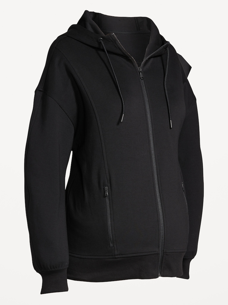 Maternity Dynamic Fleece Full-Zip Hoodie