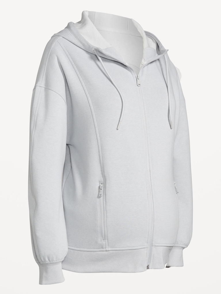 Maternity Dynamic Fleece Full-Zip Hoodie