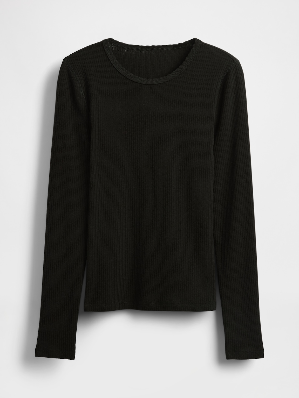 Pointelle Rib T-Shirt