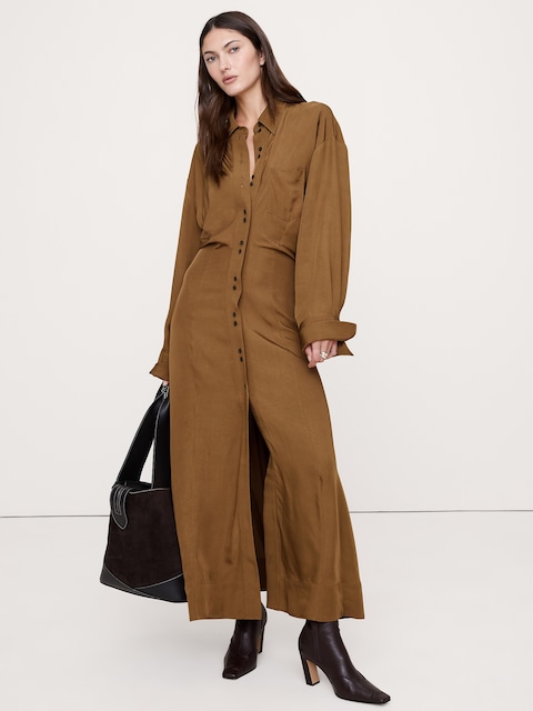 Women's Brown Dresses & Jumpsuits | Banana Republic Women's Brown Dresses & Jumpsuits | Banana Republic