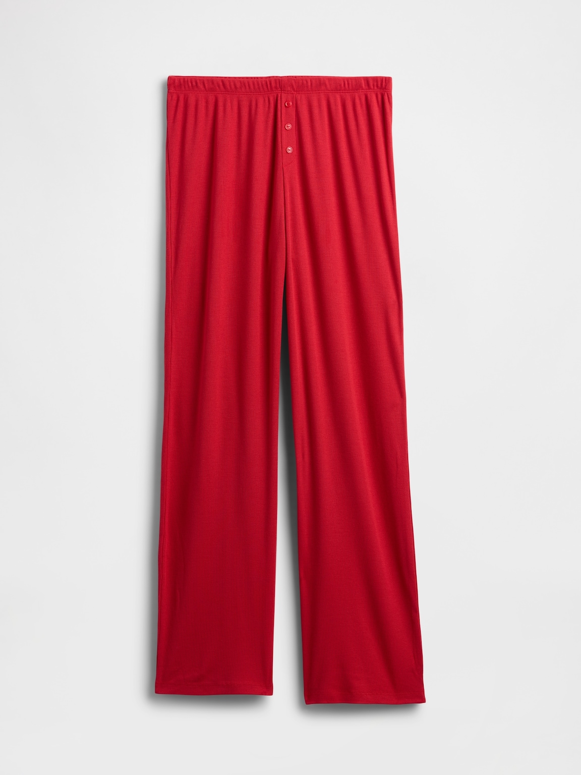 Mini Rib Wide-Leg PJ Pants