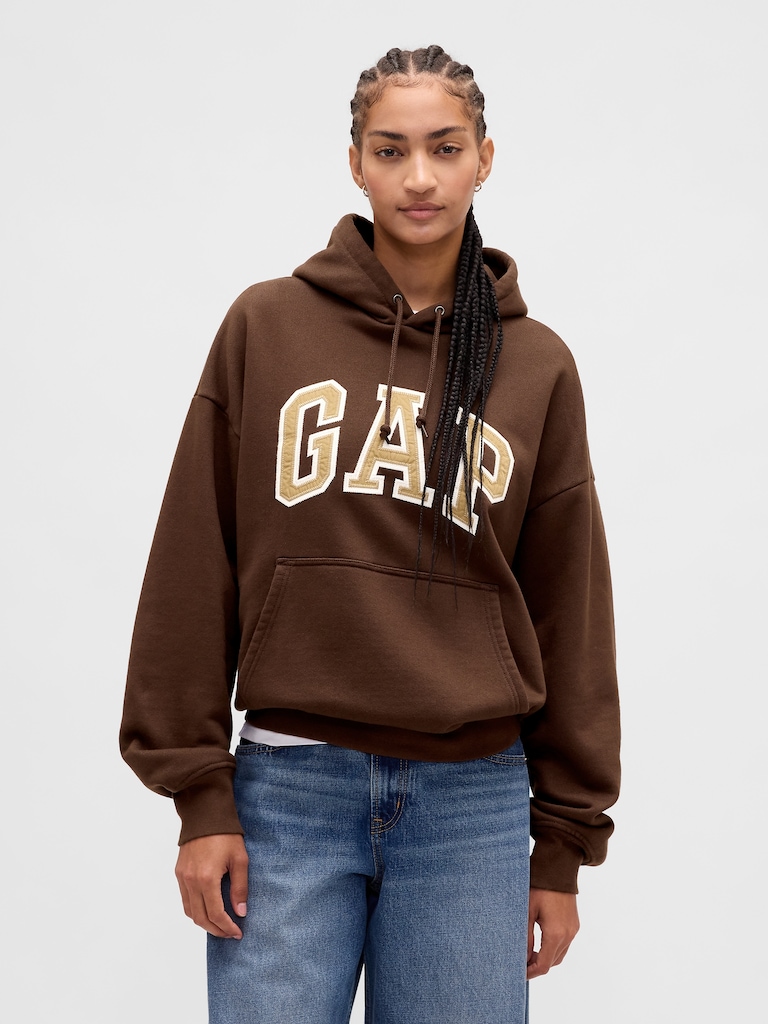 Extra Heavyweight French Terry Oversized Logo Hoodie