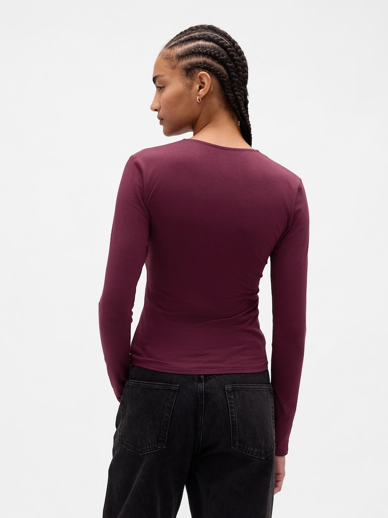 CloseKnit Jersey V-Neck T-Shirt