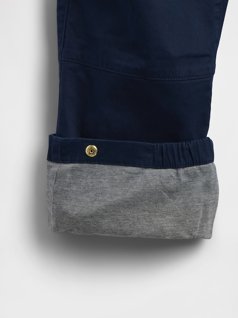 Kids Jersey-Lined Cargo Pants