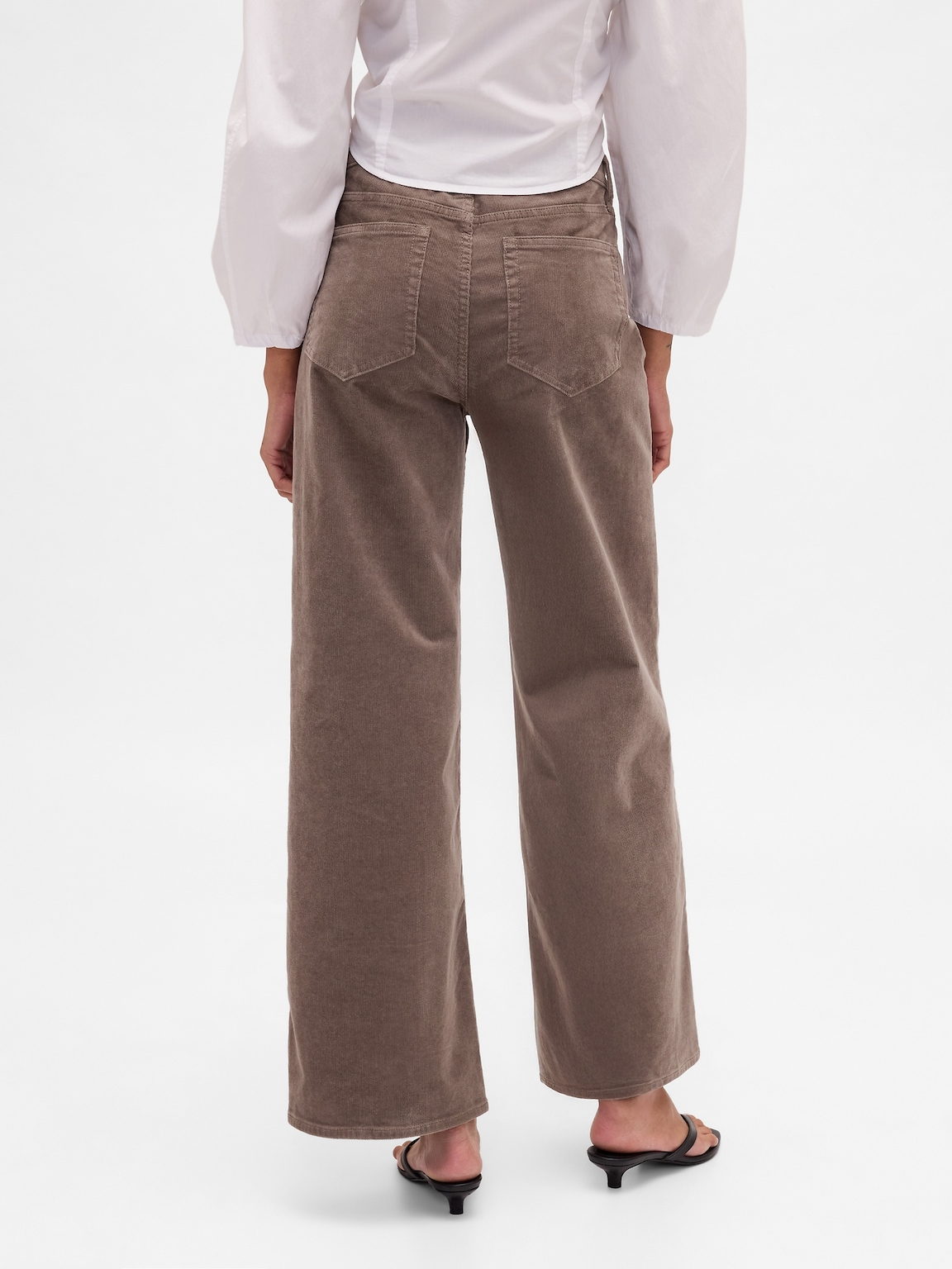 High Rise Stride Corduroy Wide-Leg Pants