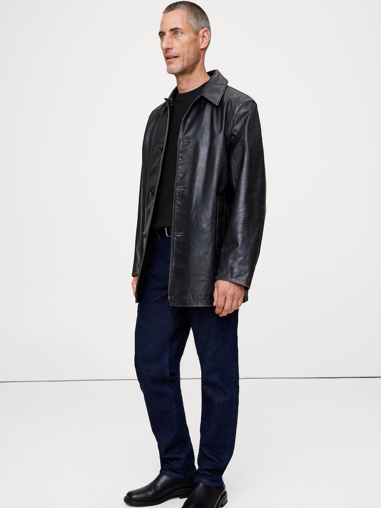 Slub Double-Knit Herringbone T-Shirt