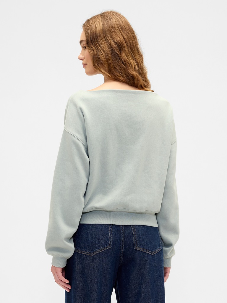 Oversized Boatneck Sweatshirt
