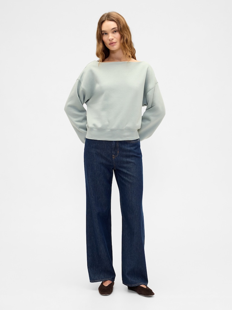 Oversized Boatneck Sweatshirt