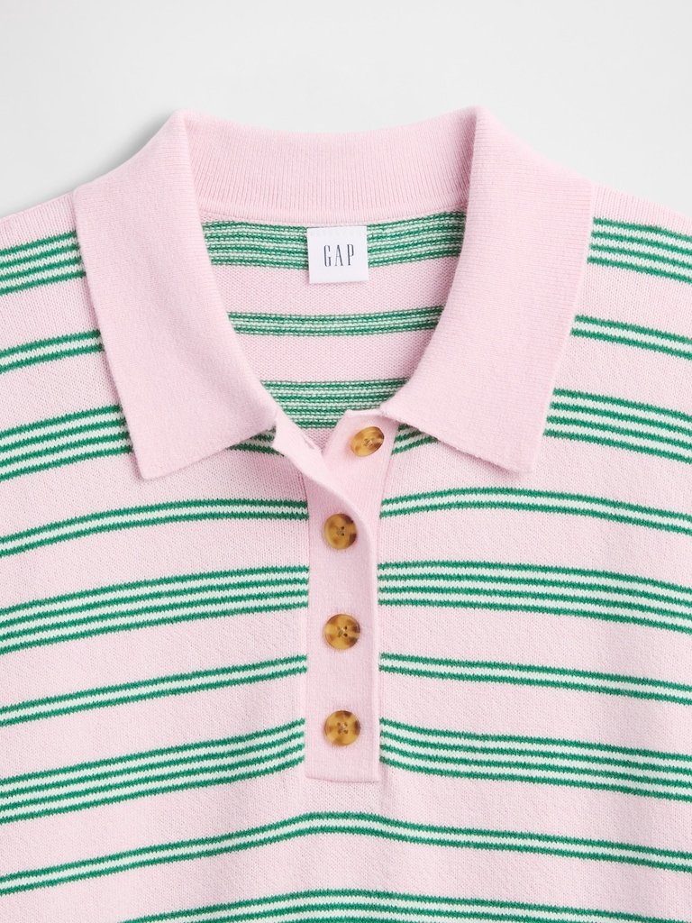 CashSoft Relaxed Sweater Polo Shirt