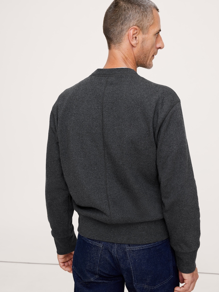Brushed Fleece Crew-Neck Sweatshirt