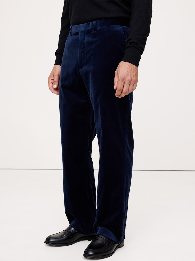 Straight Velvet Pant