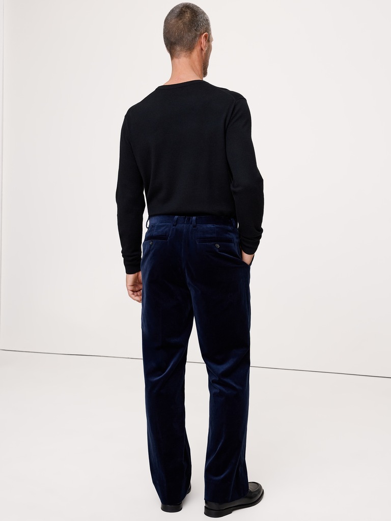 Straight Velvet Pant