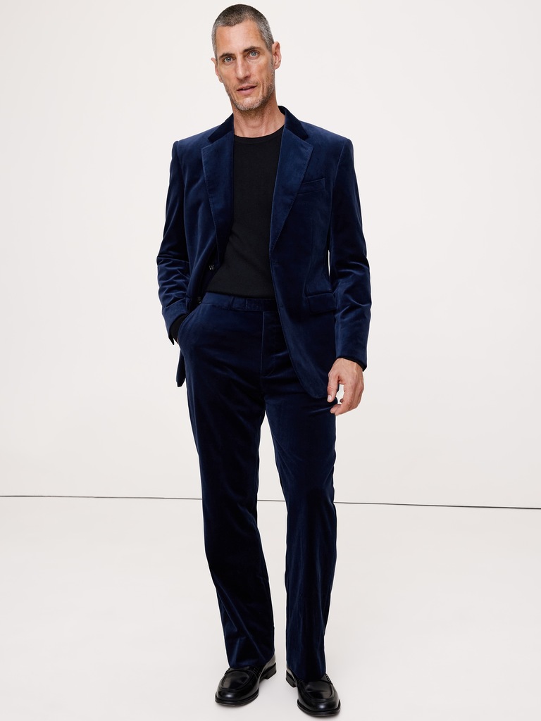 Straight Velvet Pant