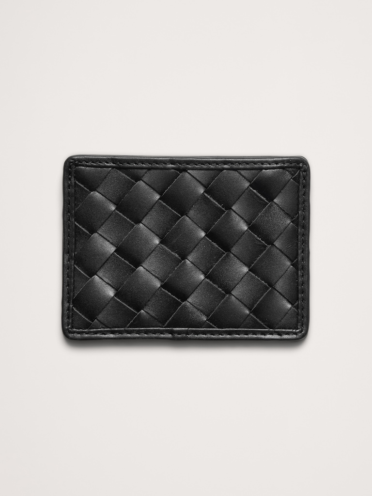 Nico Card Case in Carre Weave by Bembien