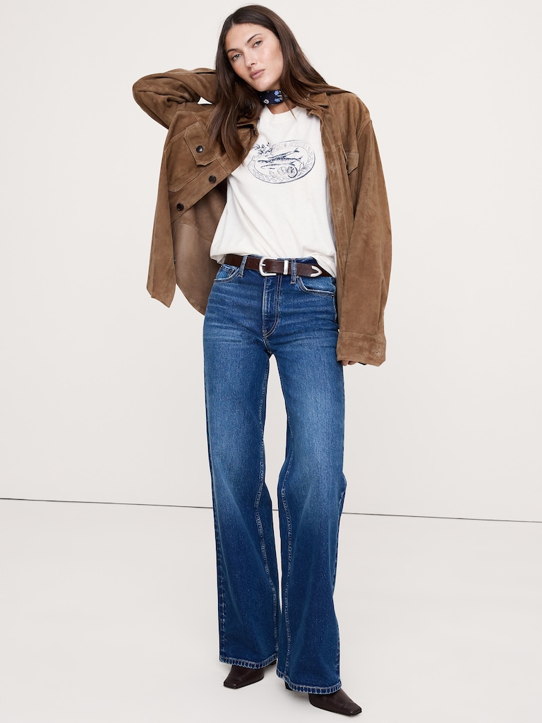 Cotton Slub Boyfriend Graphic T-Shirt