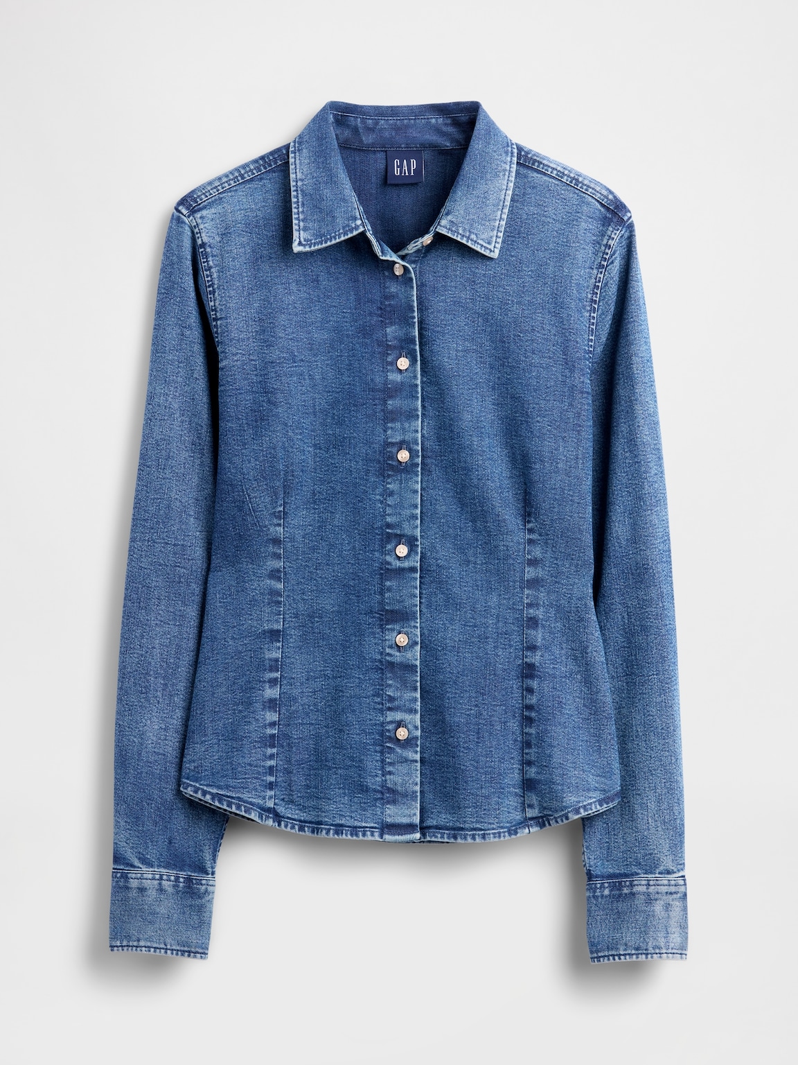 Denim Fitted Shirt