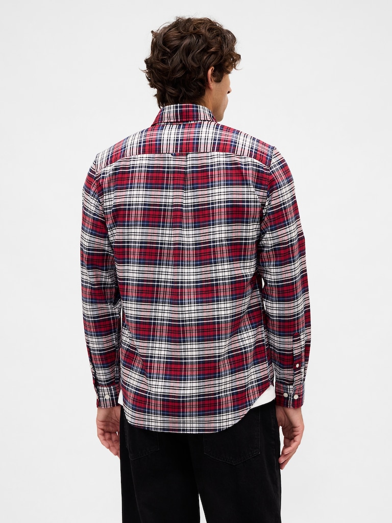 Plaid Oxford Shirt