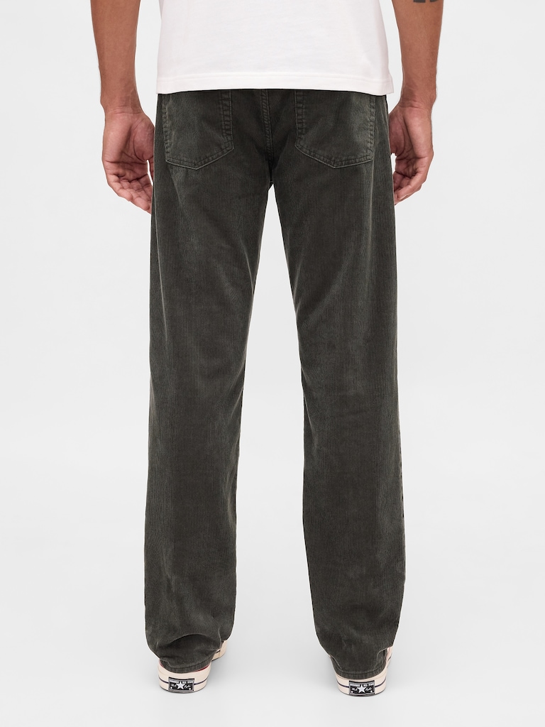 Corduroy Relaxed Straight Pants