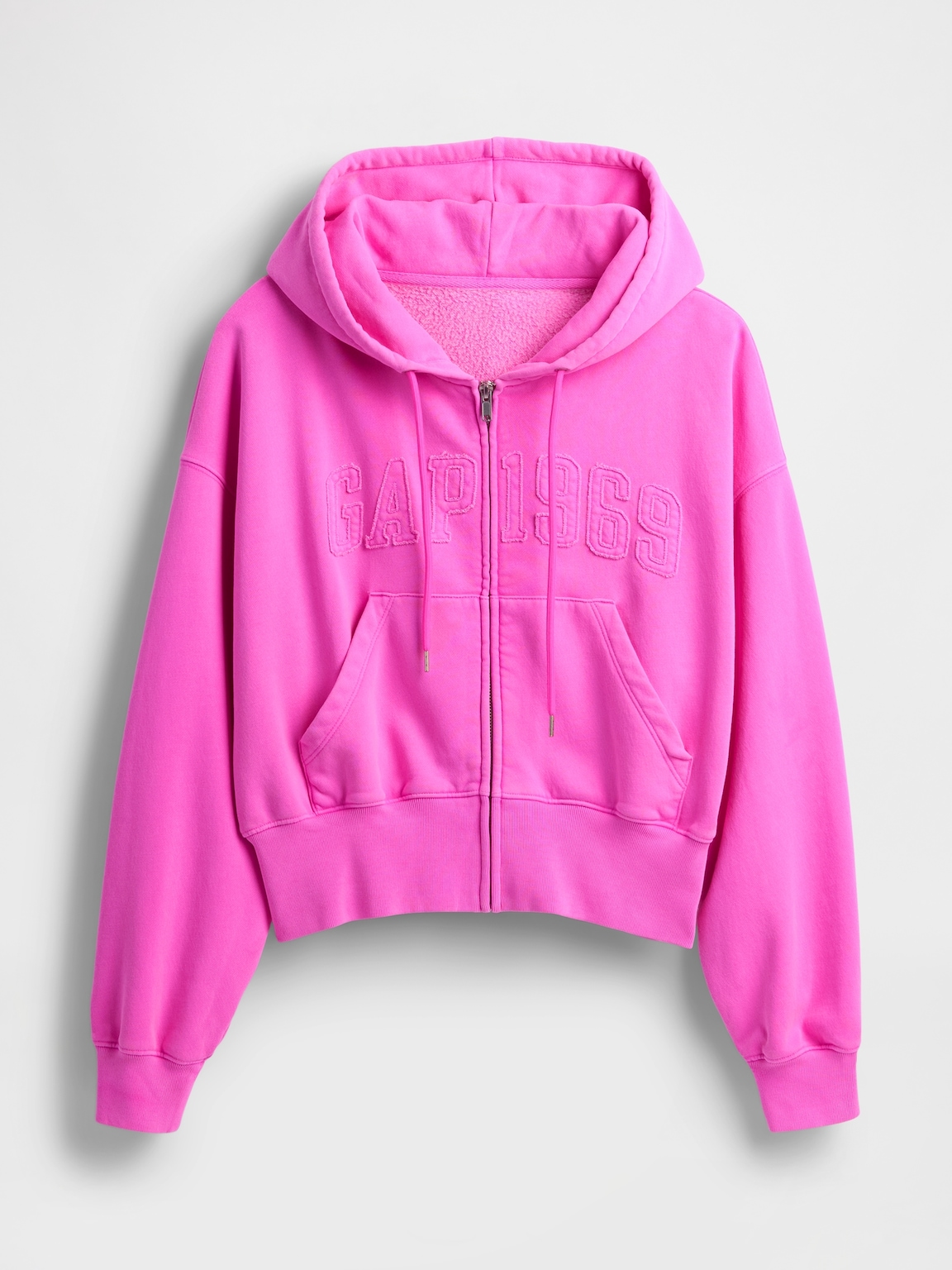 VintageSoft 1969 Logo Zip Hoodie
