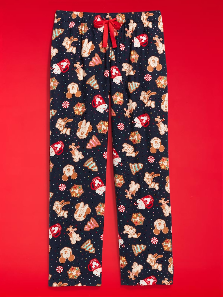 Old Navy x Disney Mid-Rise Printed Flannel Pajama Pants for Women