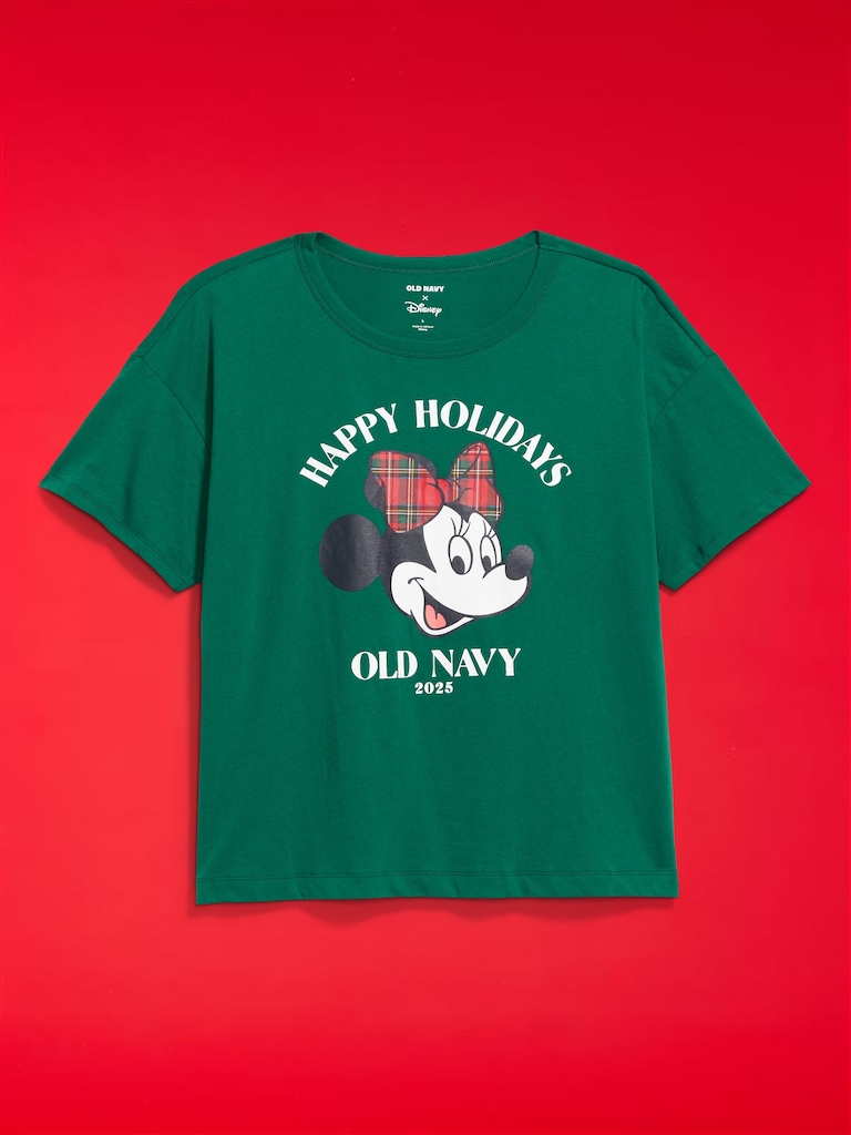 Old Navy x Disney Logo-Graphic T-Shirt for Women