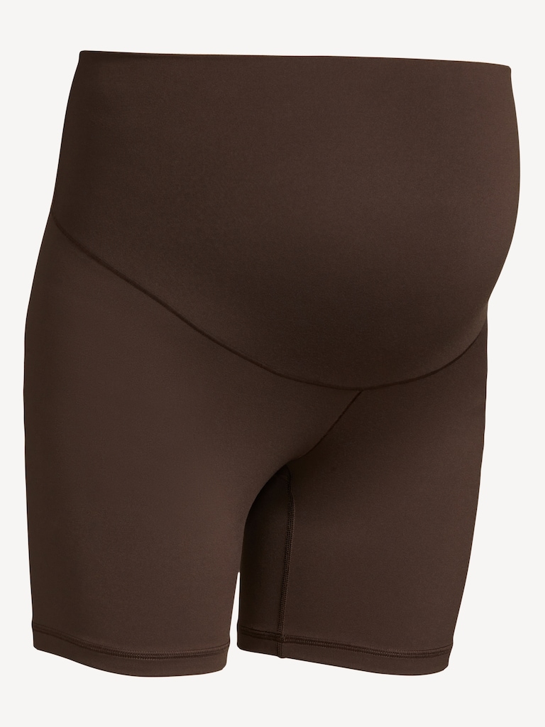 Maternity Full Panel StudioSmooth Biker Shorts -- 6-inch inseam