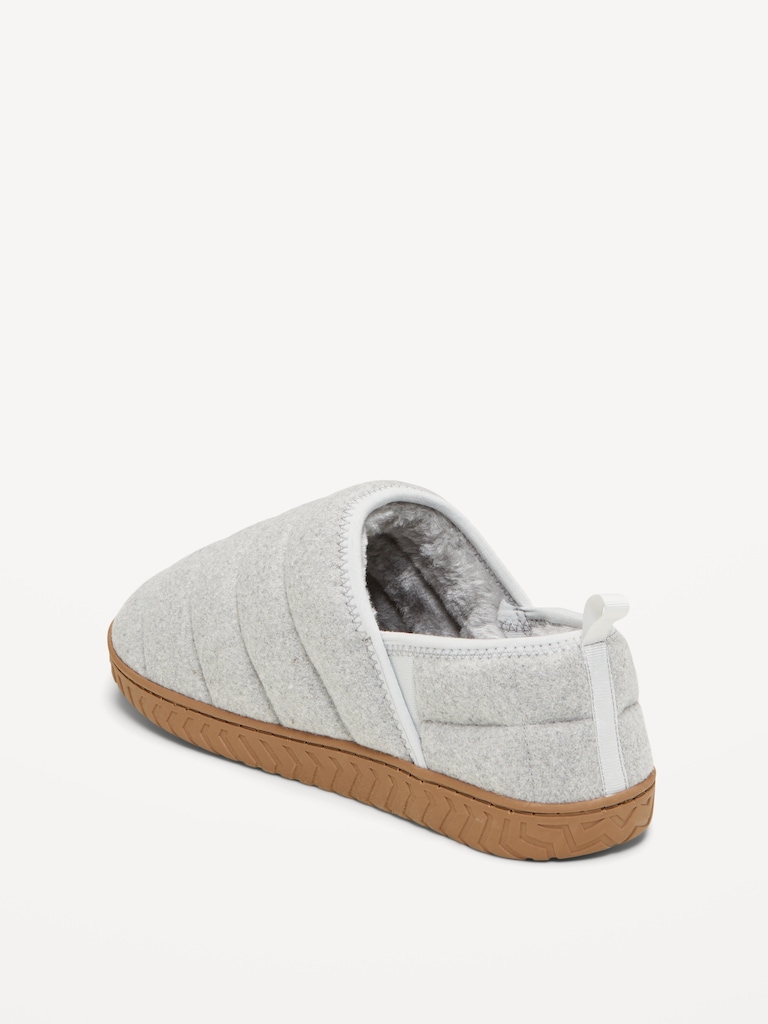 Felt Puff Slipper for Men