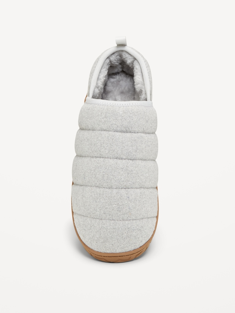 Felt Puff Slipper for Men