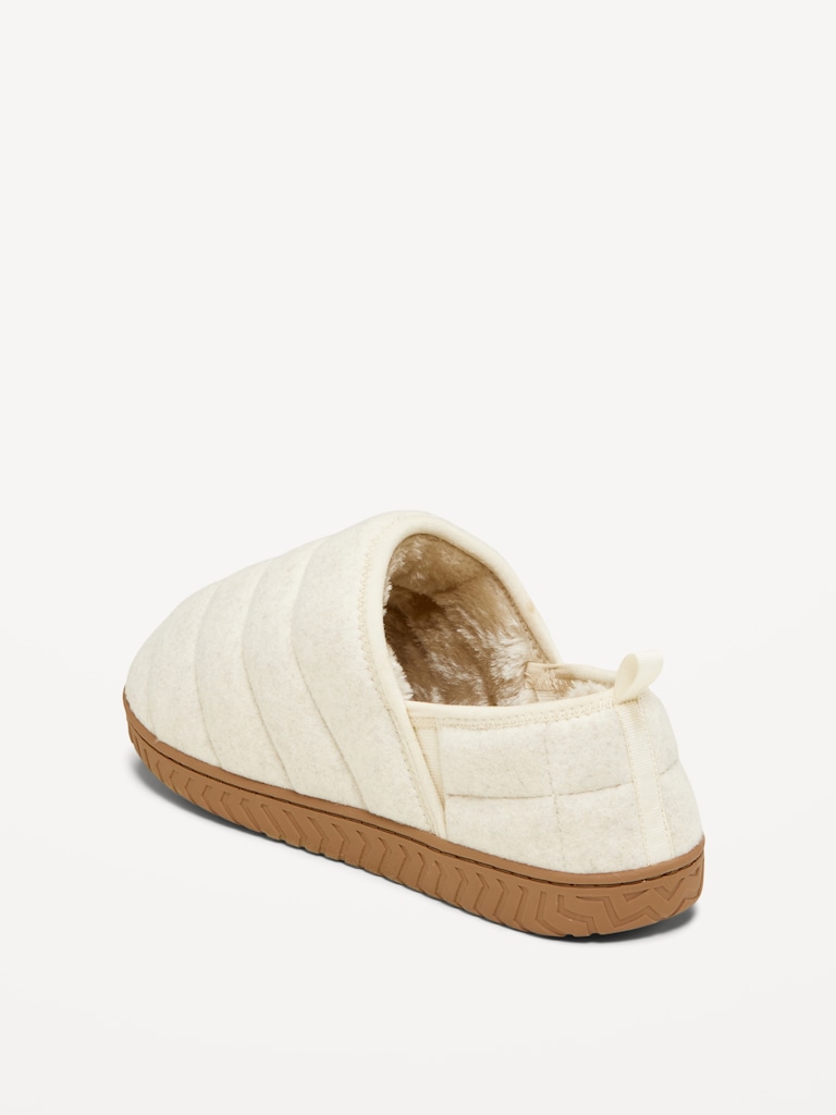 Felt Puff Slipper for Men