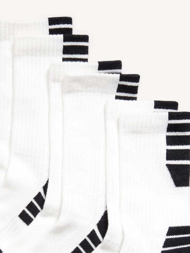Crew Go-Dry Basketball Socks 3-Pack for Boys