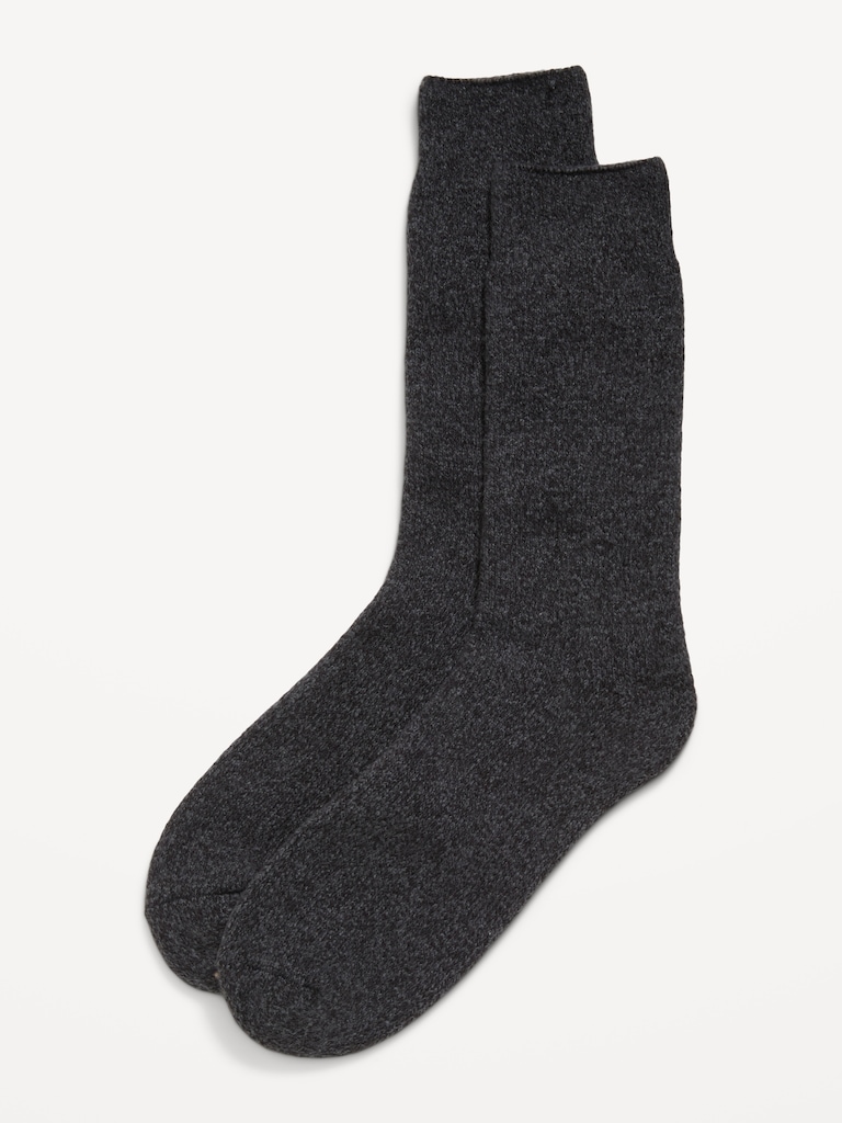 Cozy-Lined Crew Socks for Men