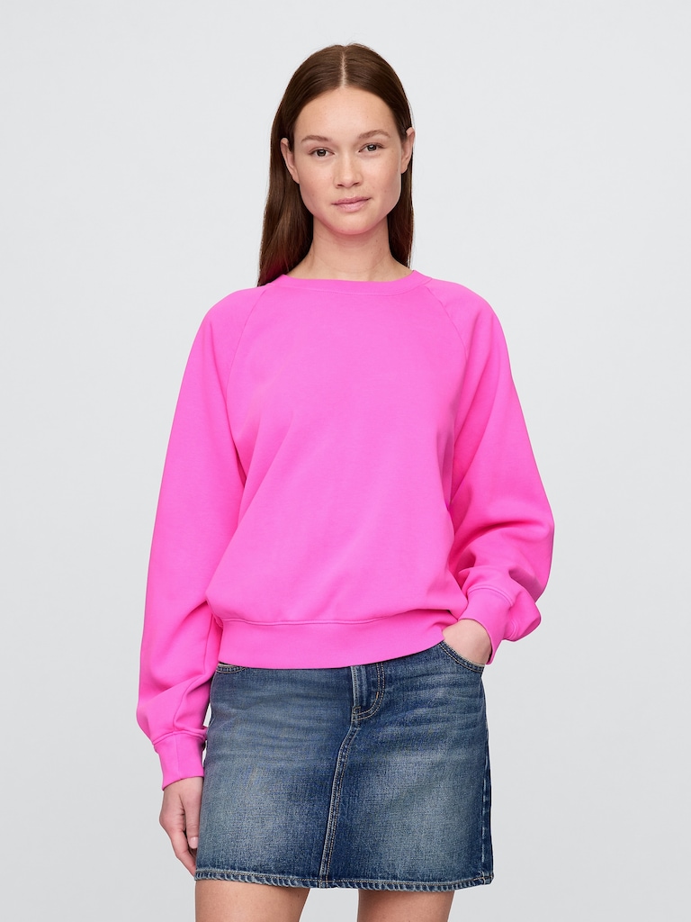 VintageSoft Raglan Sweatshirt