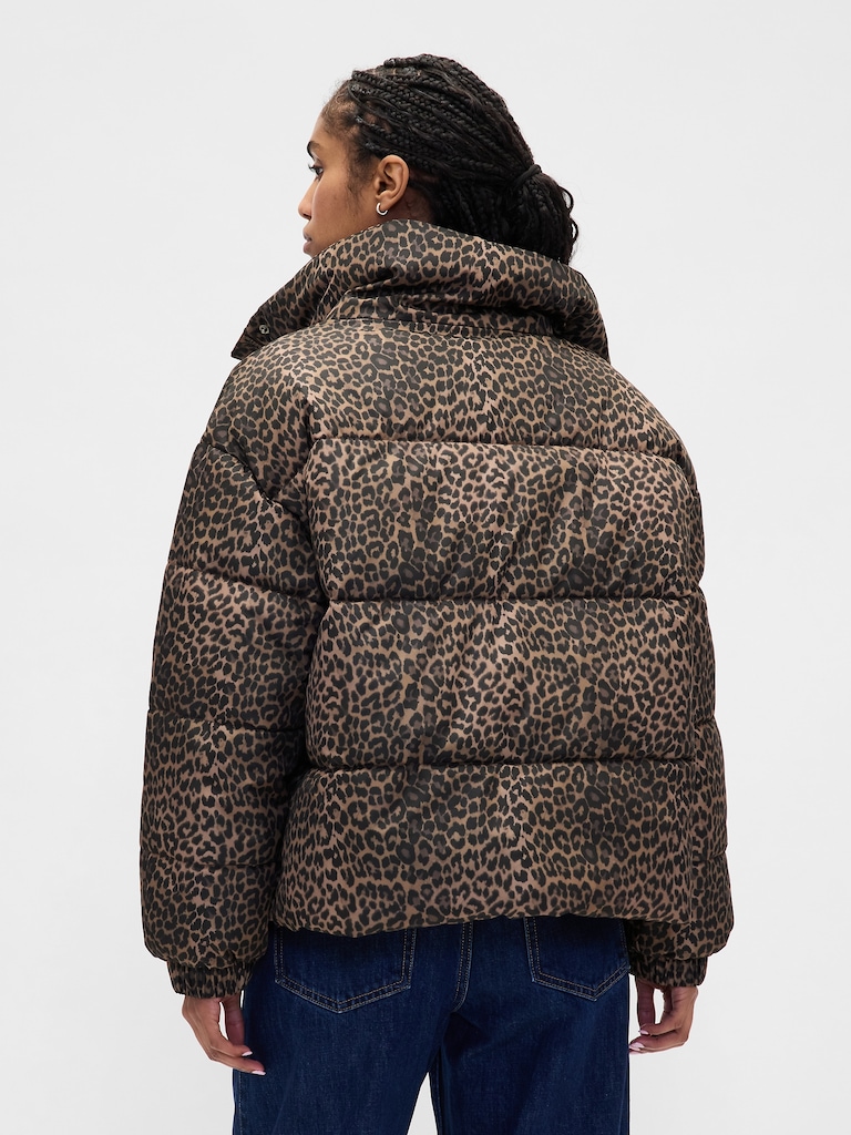 Fur-Trim Puffer Jacket
