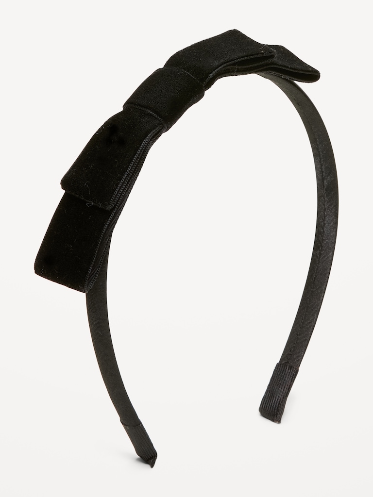 Outtek™ Velvet Bow Headband for Toddler Girls