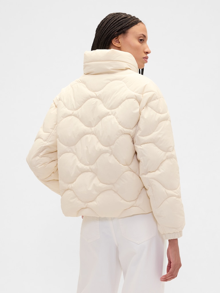 Relaxed Quilted Nylon Jacket