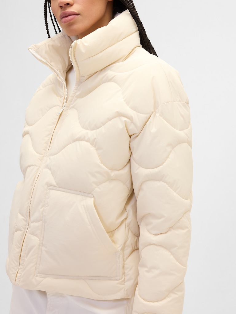Relaxed Quilted Nylon Jacket