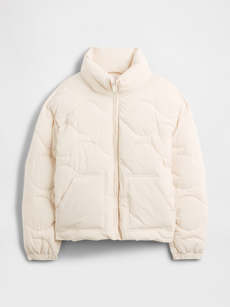 Relaxed Quilted Nylon Jacket