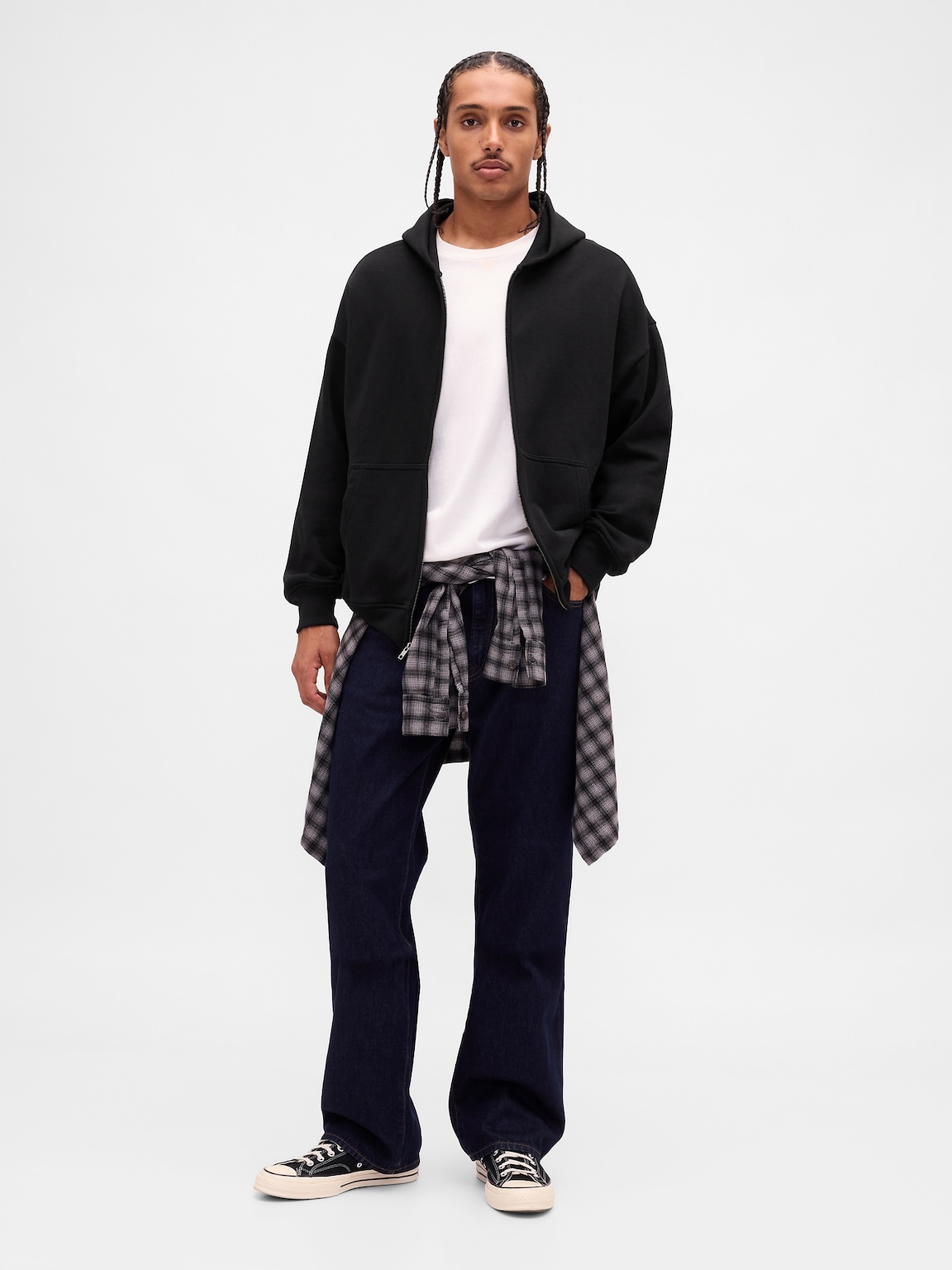 Heavyweight Oversized Zip Hoodie