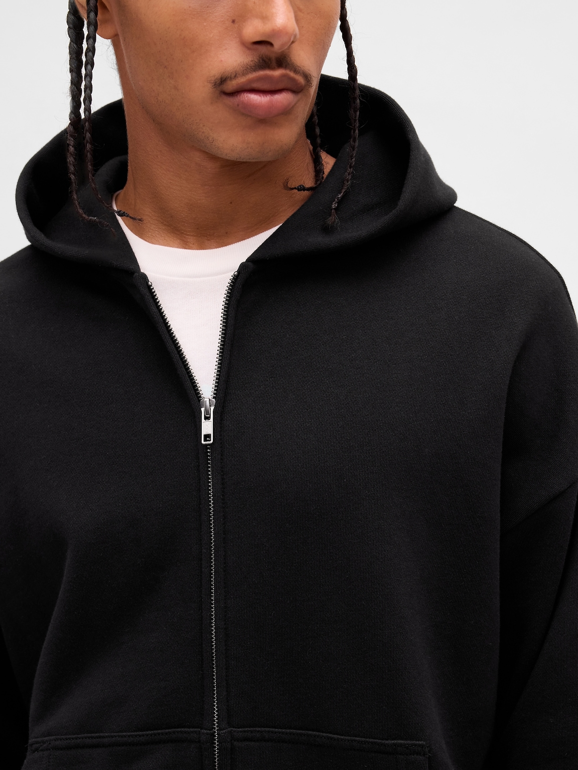 Heavyweight Oversized Zip Hoodie