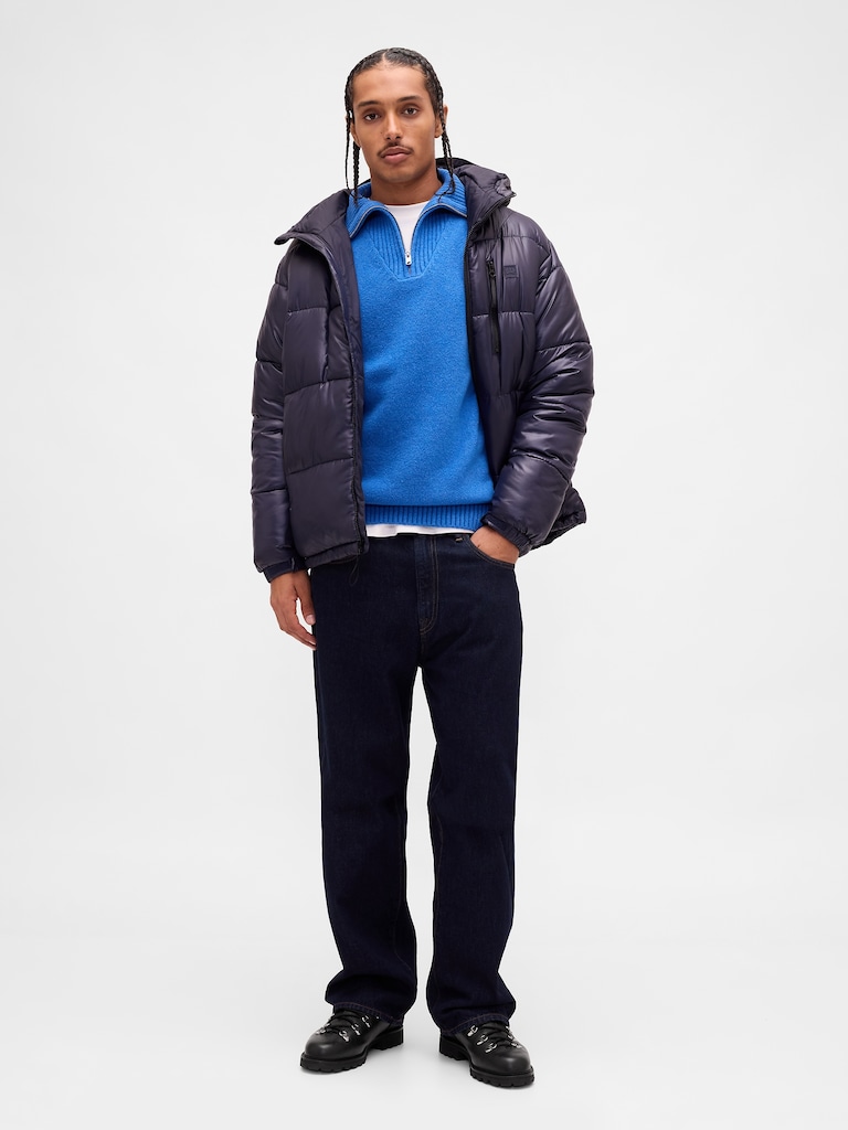 CashSoft Quarter-Zip Pullover Sweater