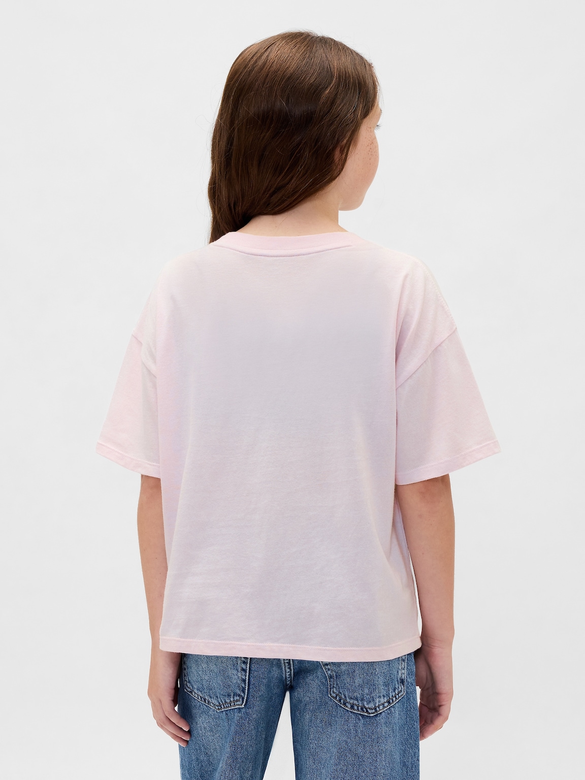 Kids Oversized Flippy Sequin Graphic T-Shirt