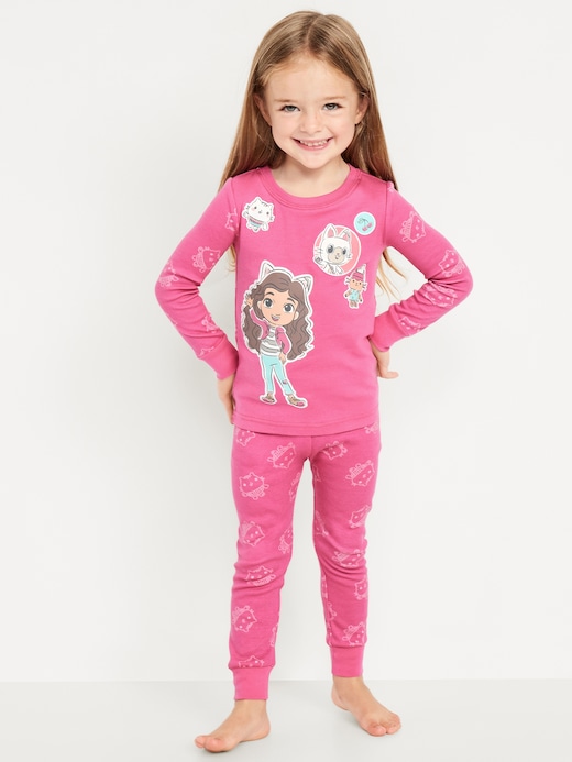 Gabby's Gabby's Dollhouse™ Unisex Graphic Snug-Fit Pajama Set for Toddler & Baby under $10 clearance
