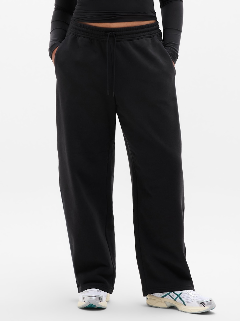 Forever Fleece Mid Rise Barrel Pant