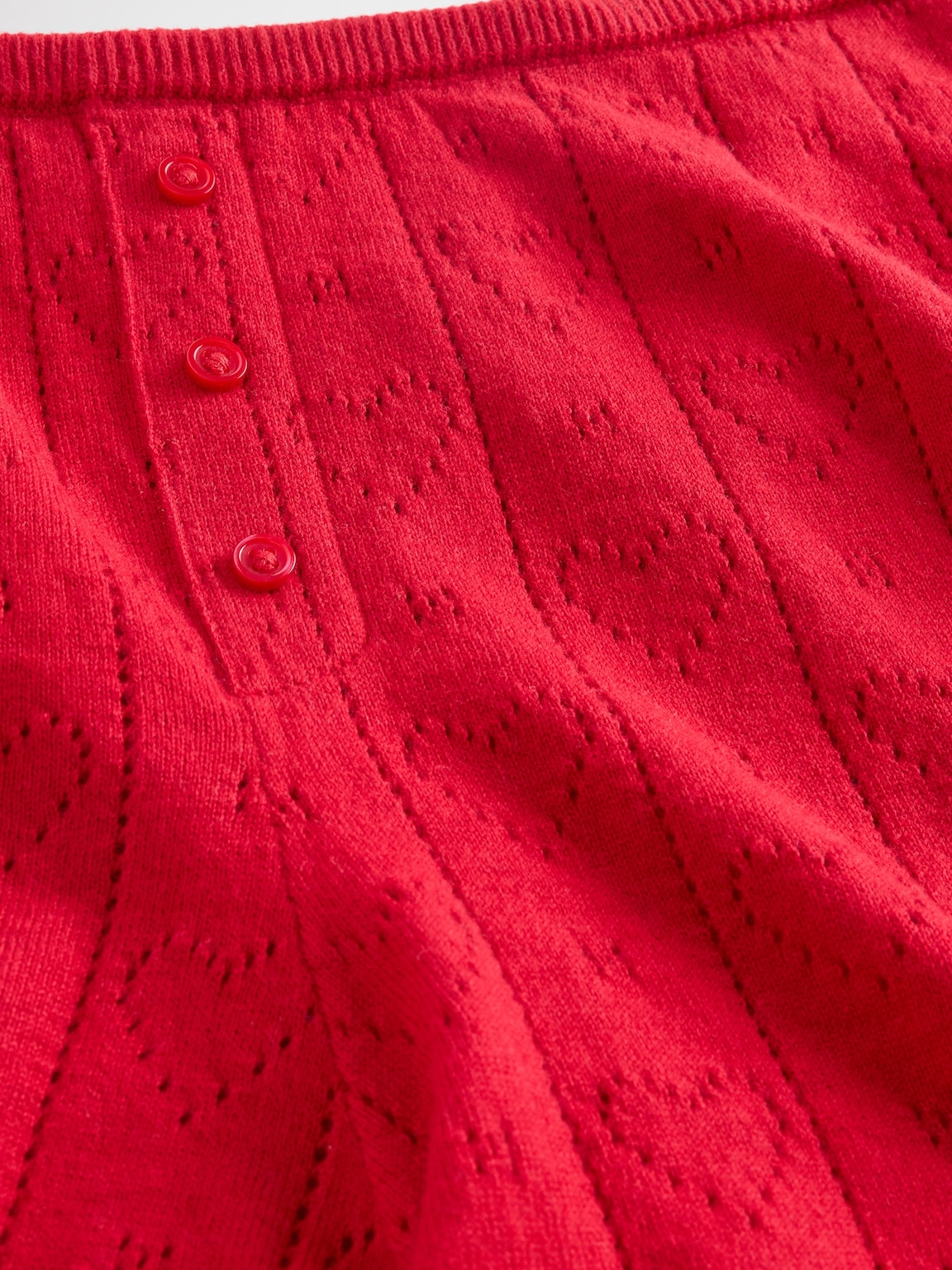 Lightweight CashSoft Pointelle Heart PJ Shorts