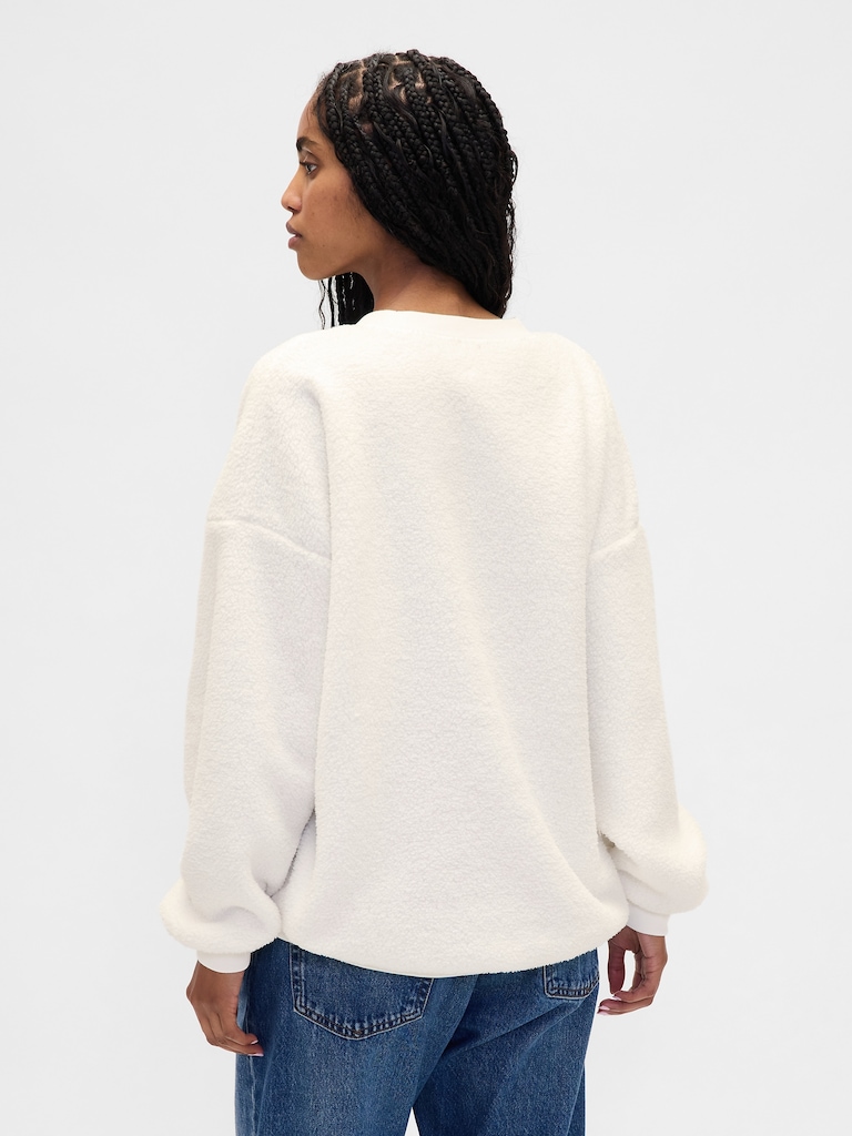 Sherpa Gap Logo Tunic Sweatshirt