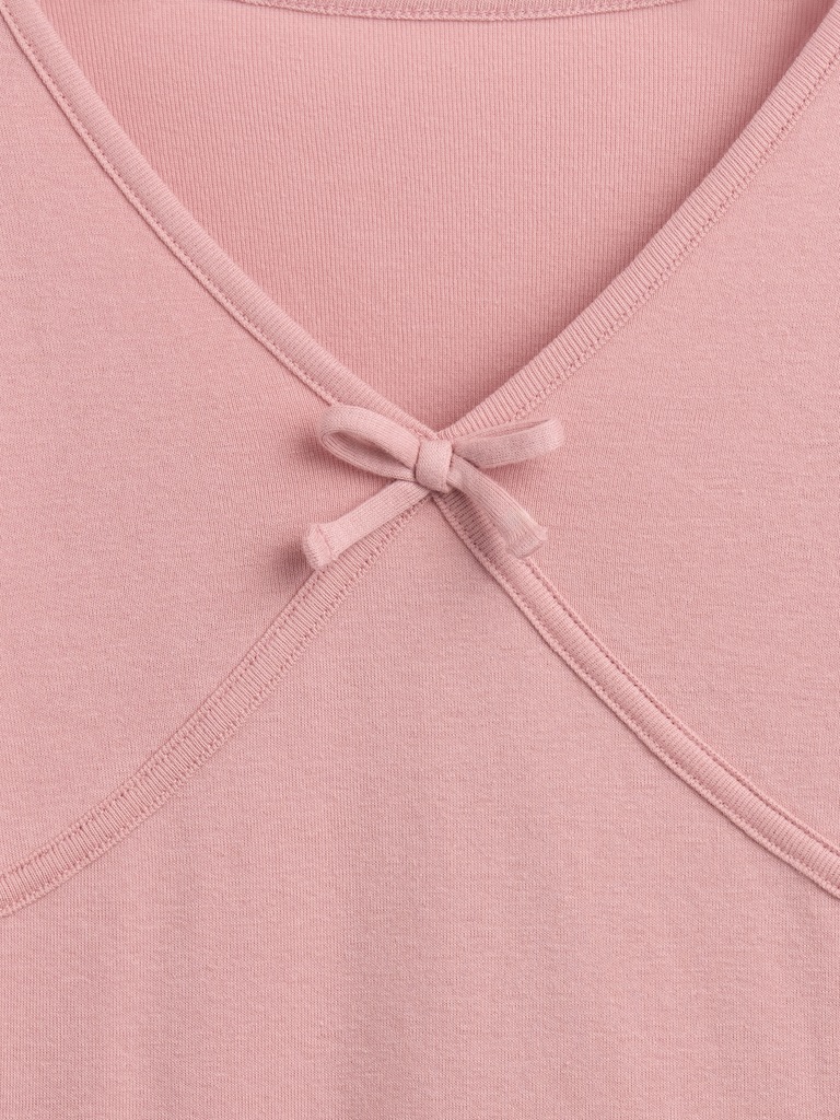 Kids Cross Front Bow T-Shirt